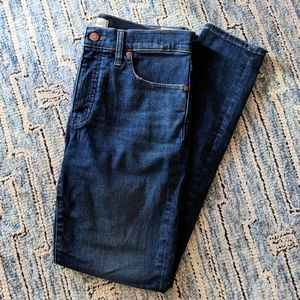 Madewell Women's 9" Mid-Rise Skinny Jeans in Skillman Wash, size 29